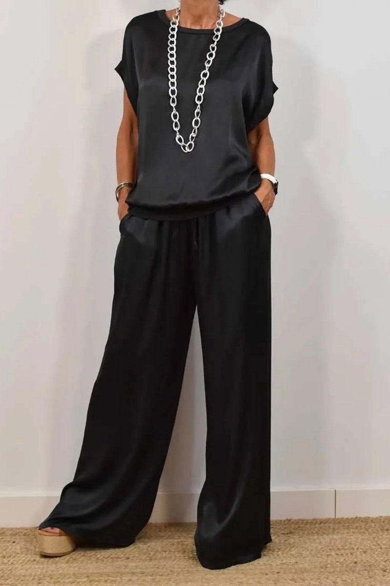Satin Two-Piece Set