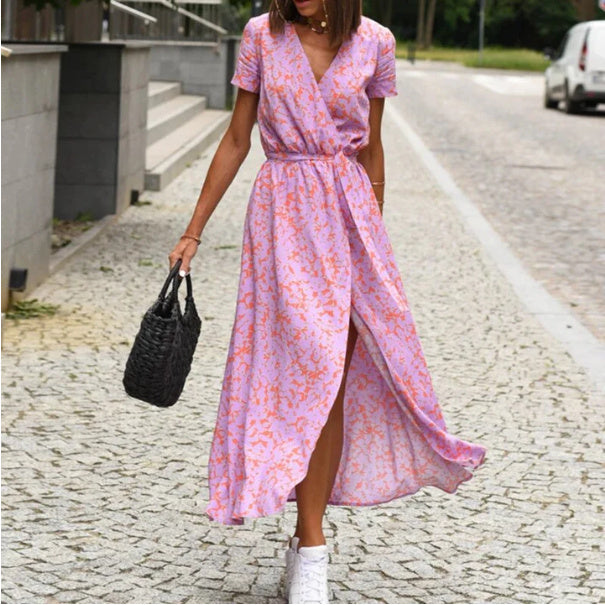 Elegant Crossover Dress