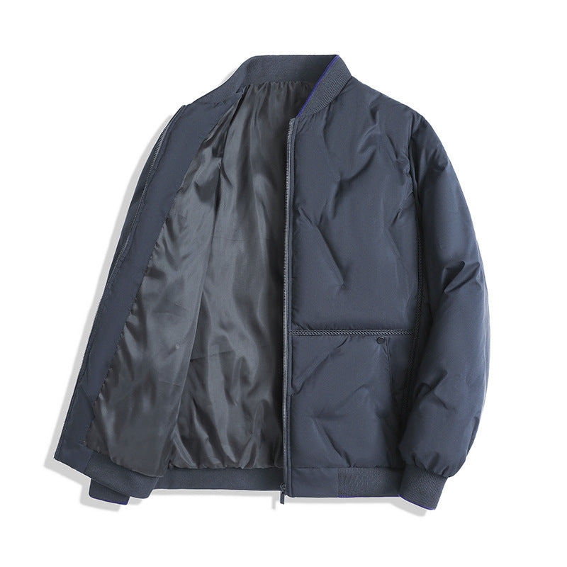 Men’s Quilted Jacket – Regular Fit – Ribbed Trim – Insulated Weather-Resistant