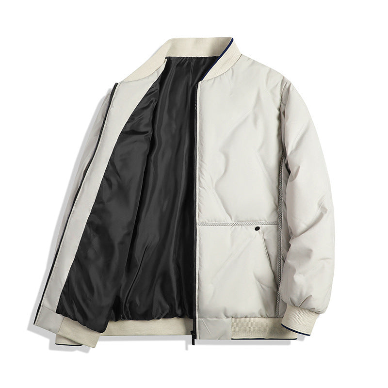 Men’s Quilted Jacket – Regular Fit – Ribbed Trim – Insulated Weather-Resistant