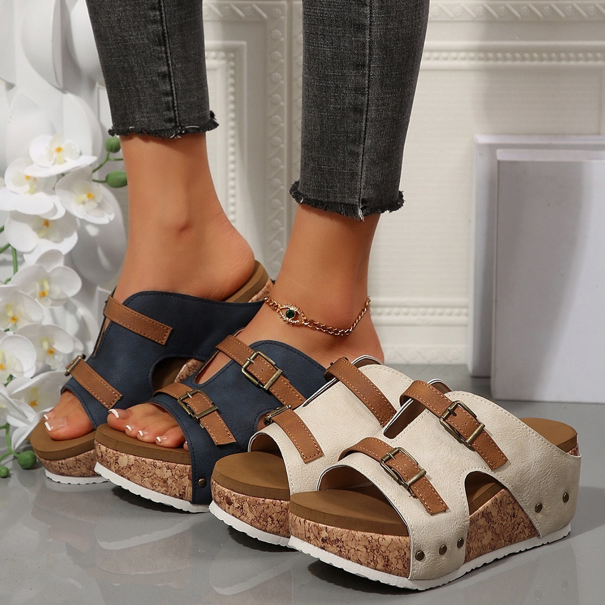 Summer Wedge Sandals