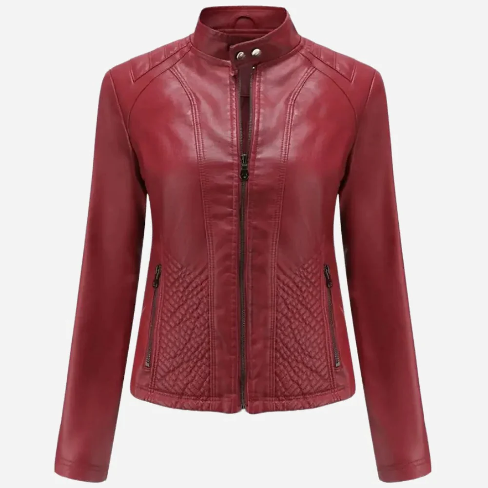 Women’s Jacket – Slim Fit – Quilted Design – Zipper Front Closure
