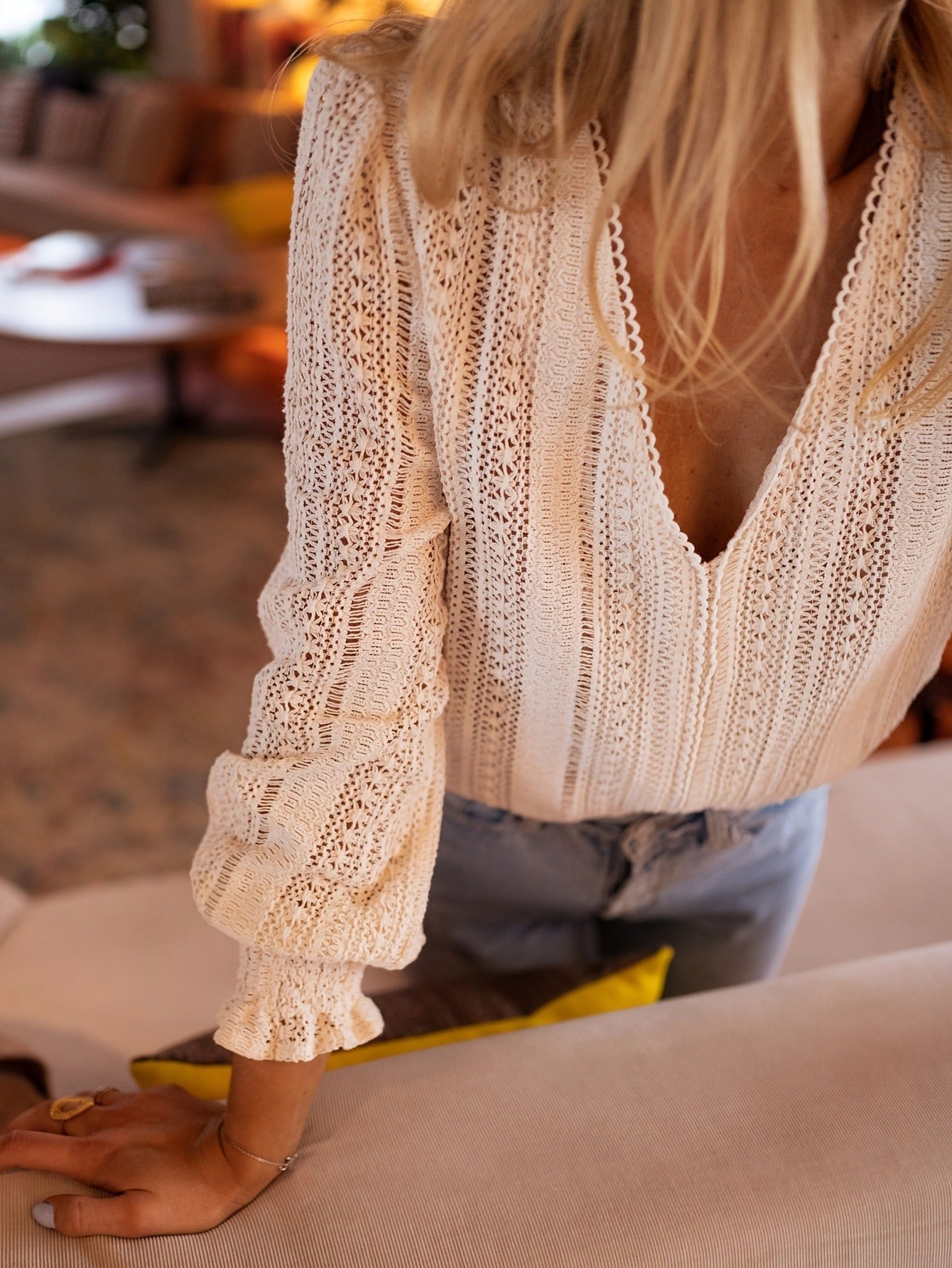 Sunbeam Crochet Blouse
