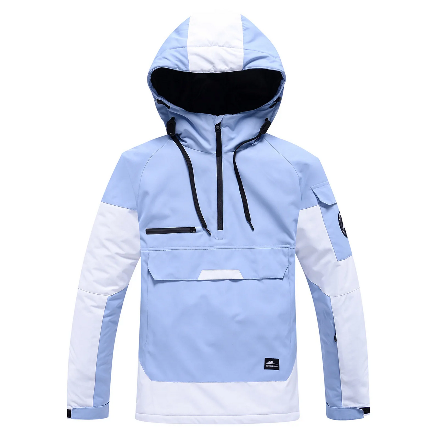 Women’s Hooded Jacket – Water Resistant Pullover – Relaxed Fit – Multiple Pockets