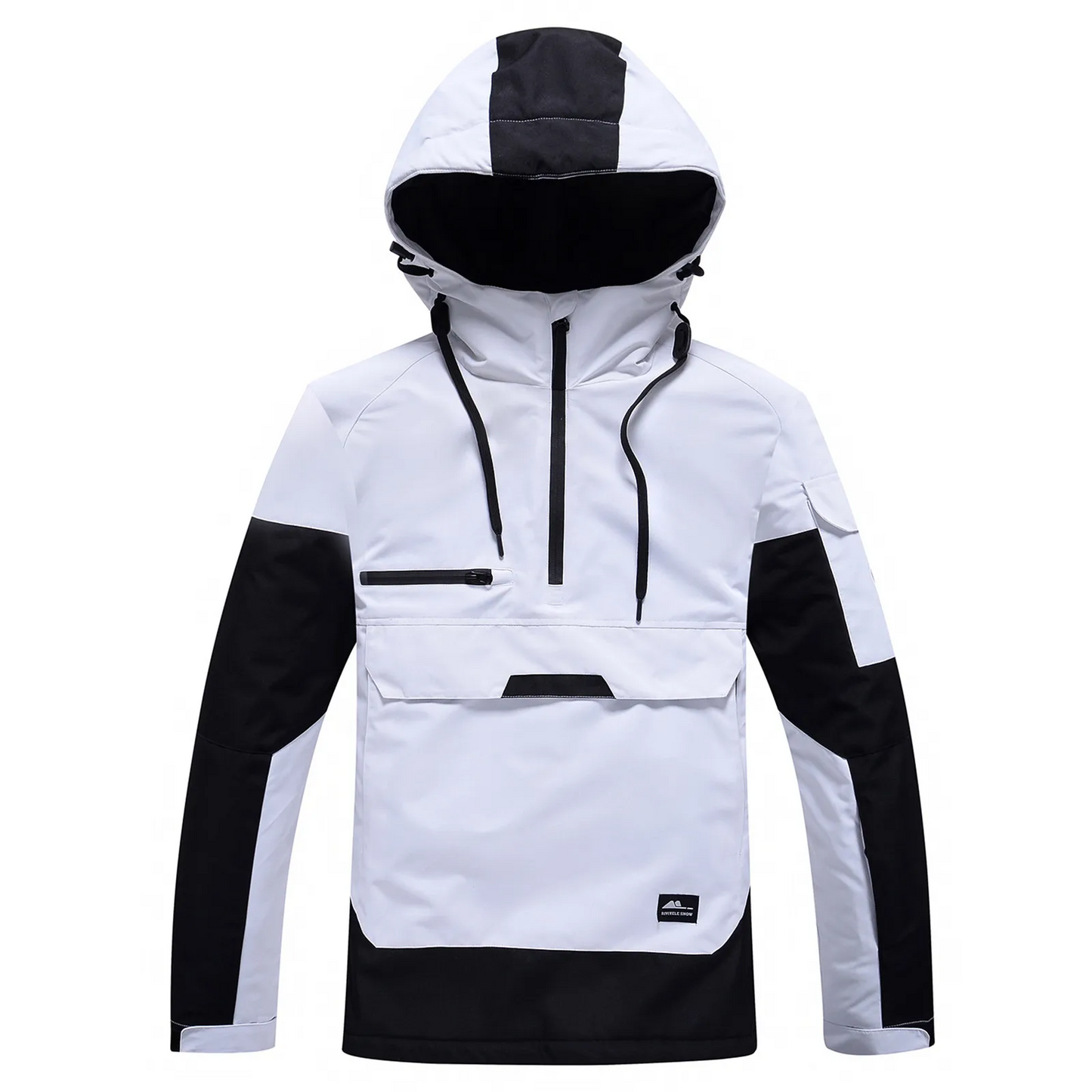Women’s Hooded Jacket – Water Resistant Pullover – Relaxed Fit – Multiple Pockets