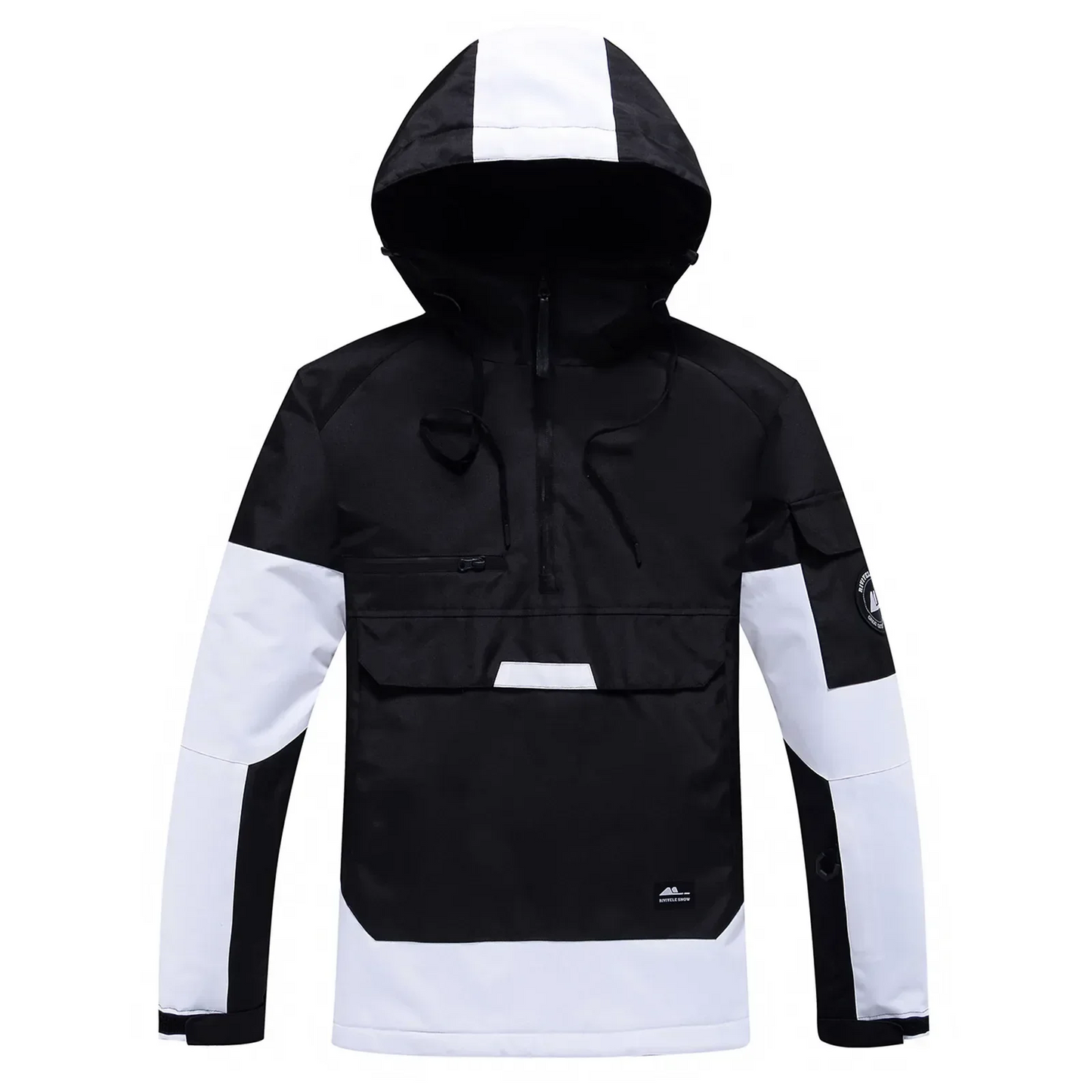 Women’s Hooded Jacket – Water Resistant Pullover – Relaxed Fit – Multiple Pockets