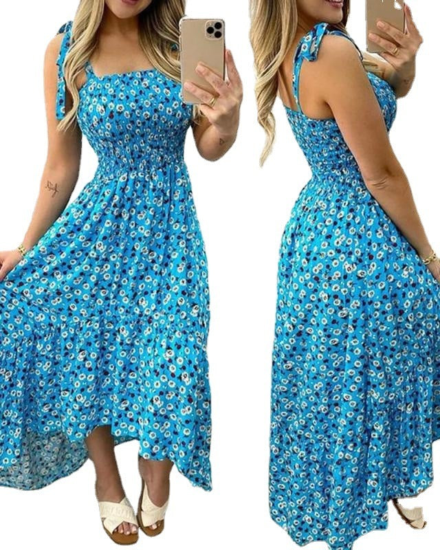 Floral Strap Maxi Dress