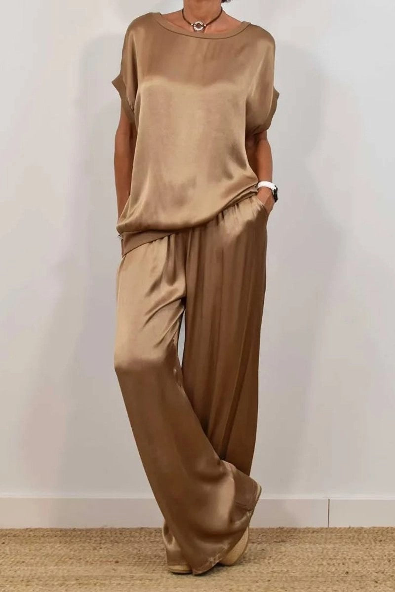 Satin Two-Piece Set