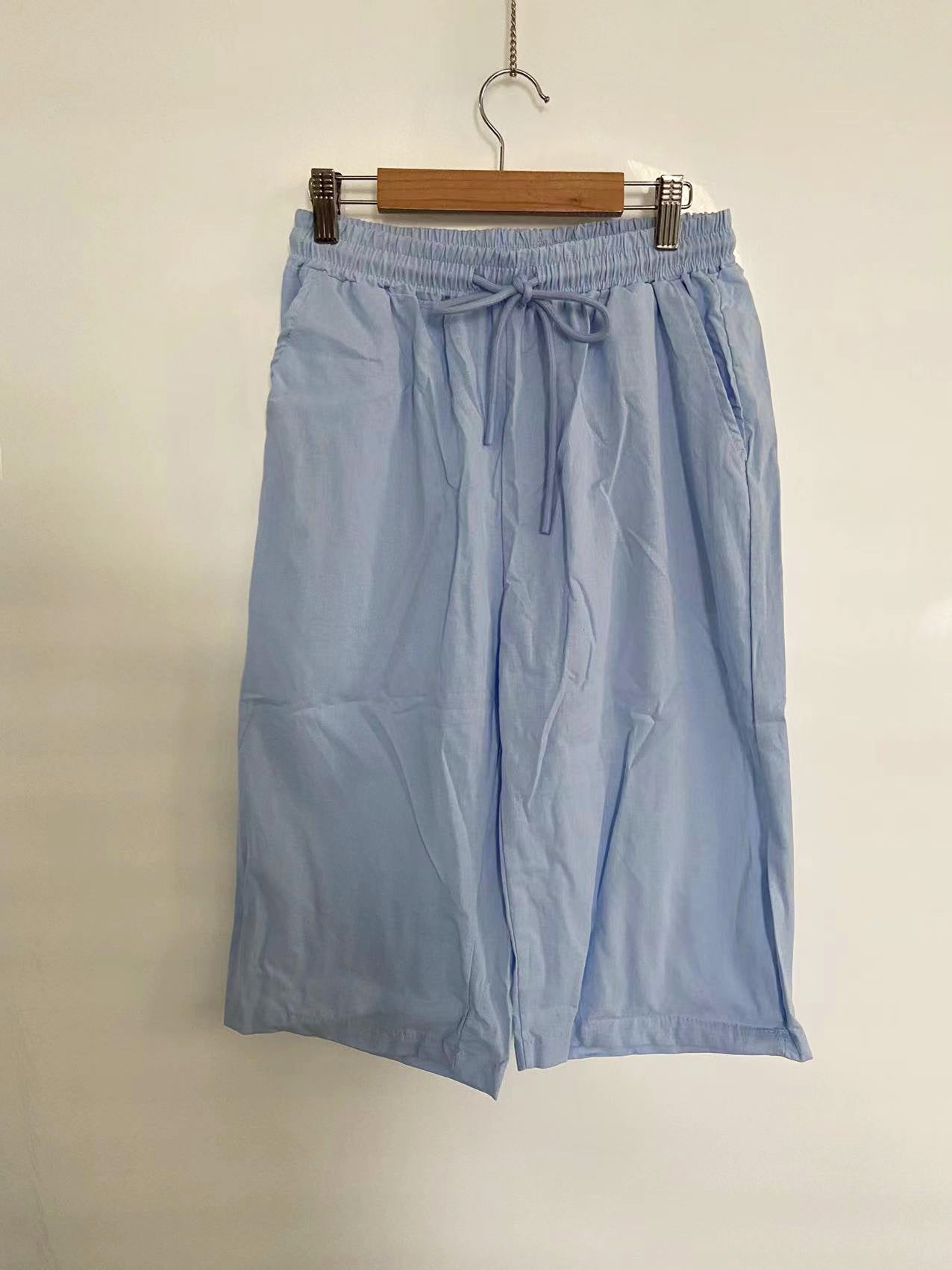 Summer Cotton Linen Shorts