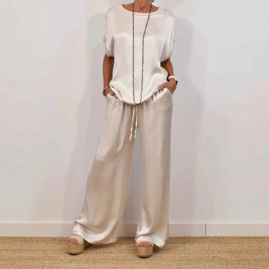 Satin Two-Piece Set