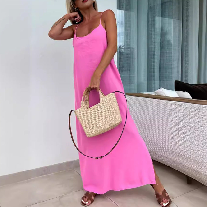 Deep V Sling Dress