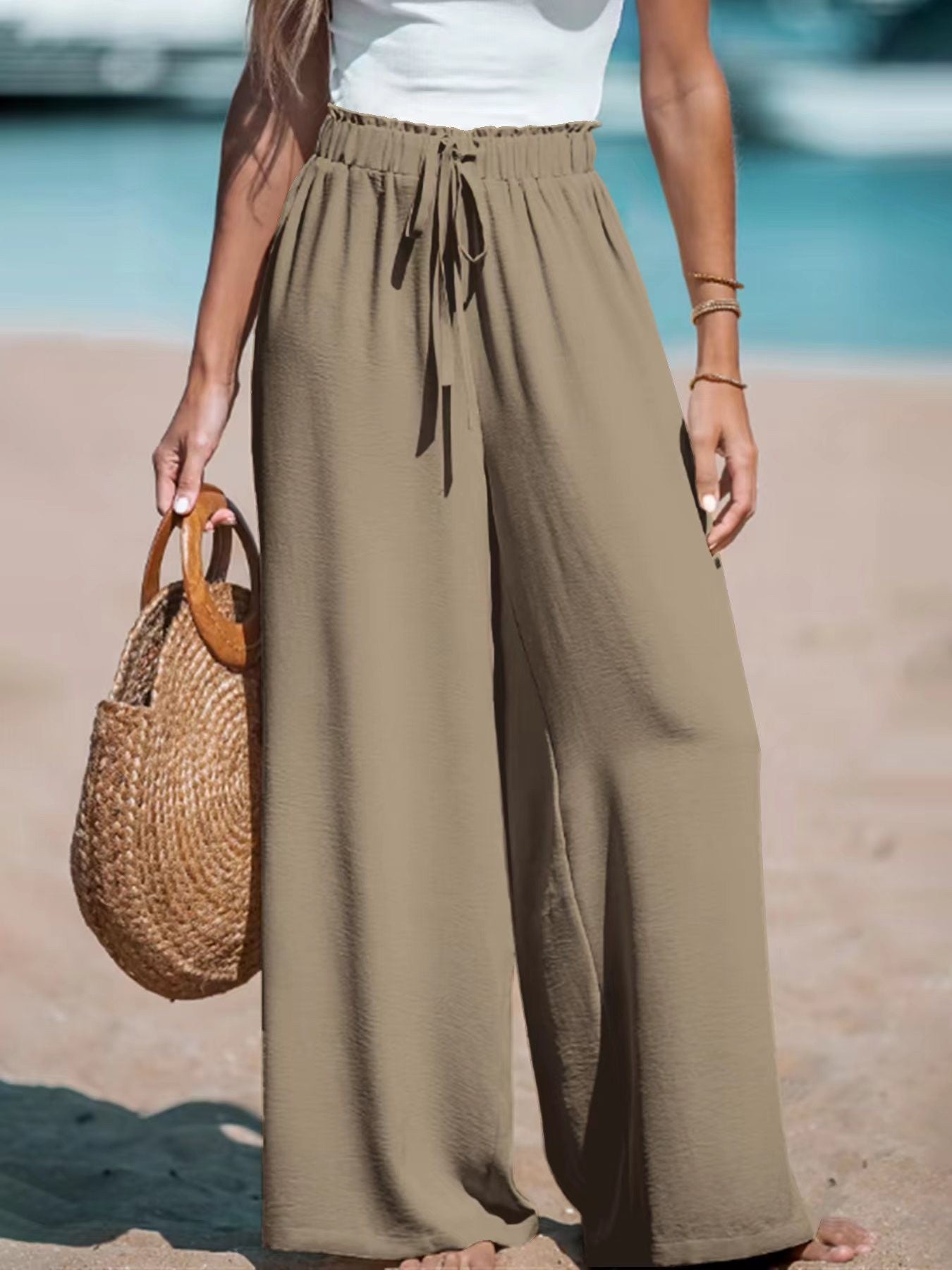 Flowy Cotton Palazzo Pants
