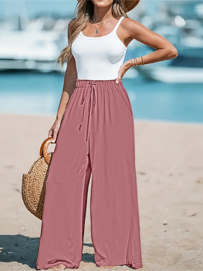 Flowy Cotton Palazzo Pants