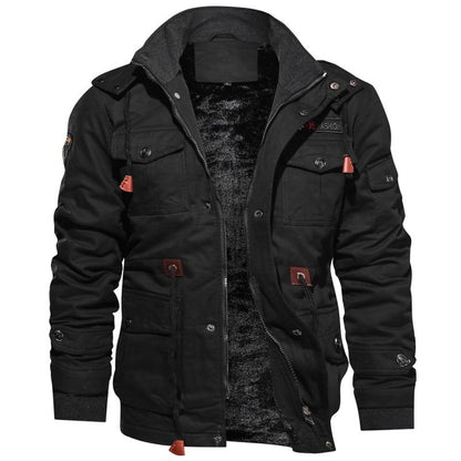 Men’s Jacket – Structured Fit – Breathable Fabric – Zipper Front – Utility Pockets