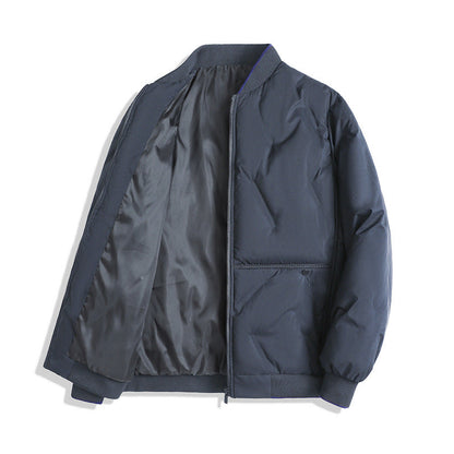 Men’s Quilted Jacket – Regular Fit – Ribbed Trim – Insulated Weather-Resistant
