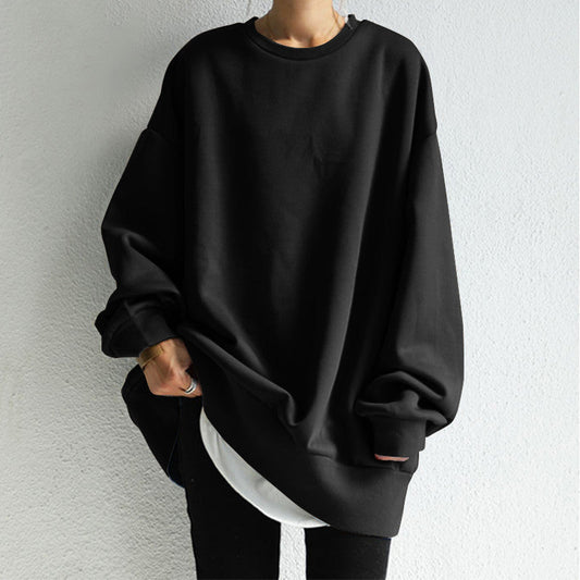 Women’s Pullover Sweater – Oversized Fit – Soft Knit – Long Sleeve Tunic Length