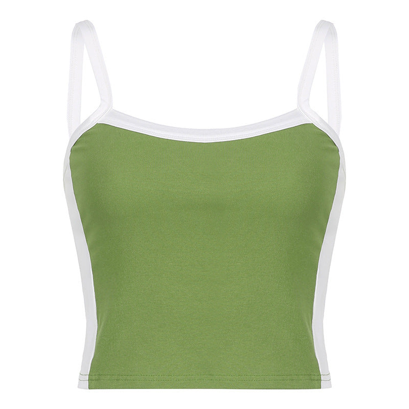 Sleeveless Knitted Crop Top