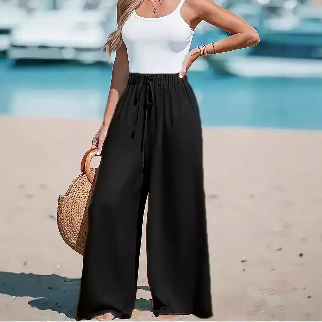 Flowy Cotton Palazzo Pants