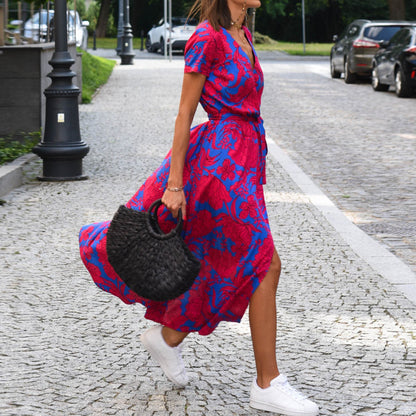 Elegant Crossover Dress