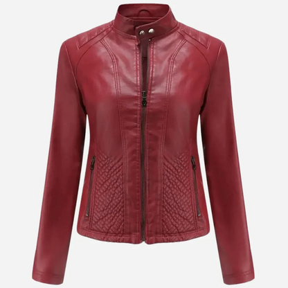 Women’s Jacket – Slim Fit  – Quilted Design – Zipper Front Closure