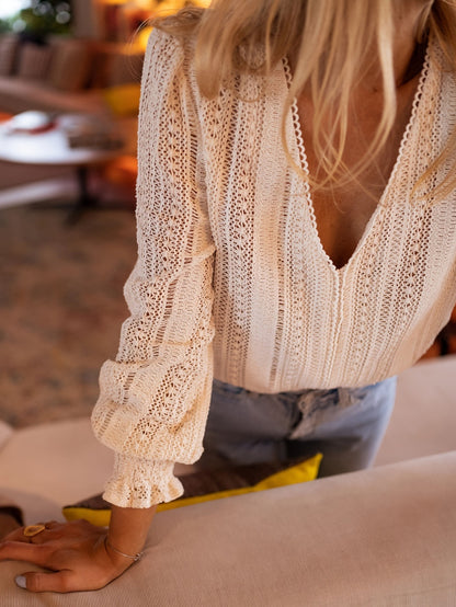 Sunbeam Crochet Blouse