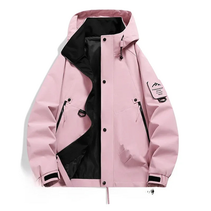 Men's Utility Jacket – Water Resistant – Adjustable Hood and Hem – Multi Pocket