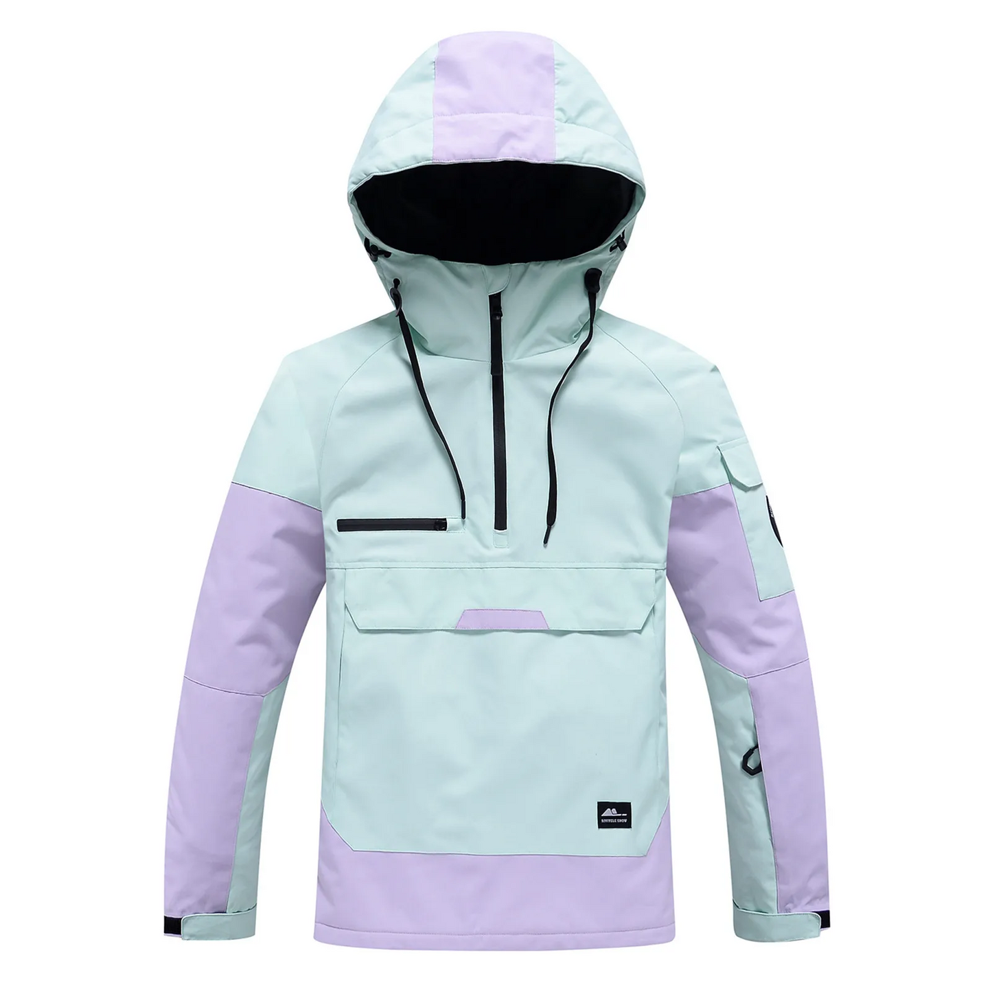 Women’s Hooded Jacket – Water Resistant Pullover – Relaxed Fit – Multiple Pockets