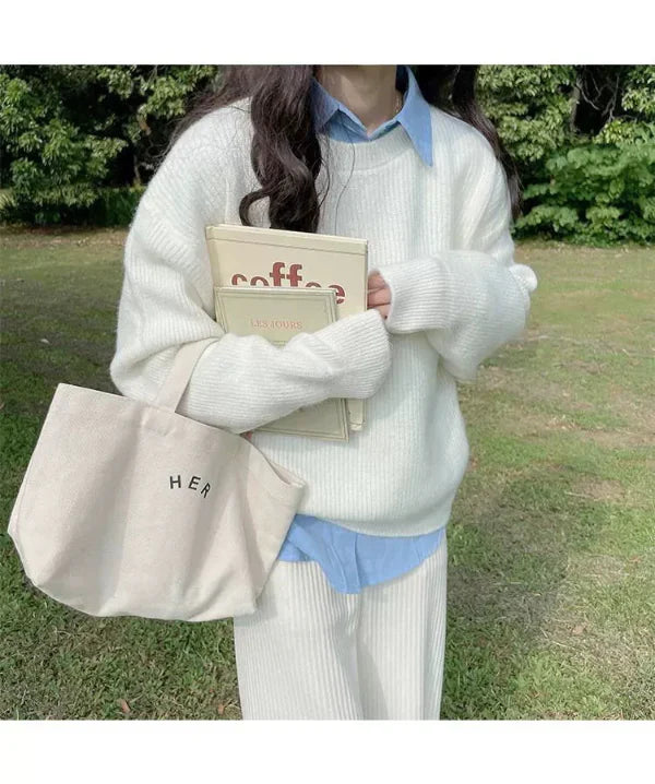 Women’s Pullover Sweater – Soft Knit – Oversized Fit – Ribbed Trim – Hip Length Casual