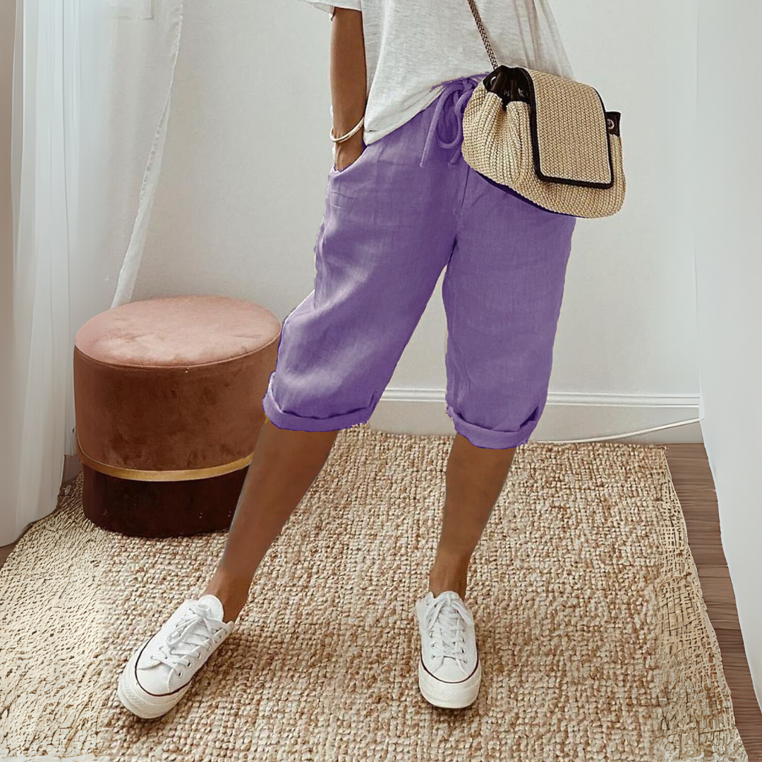 Summer Cotton Linen Shorts