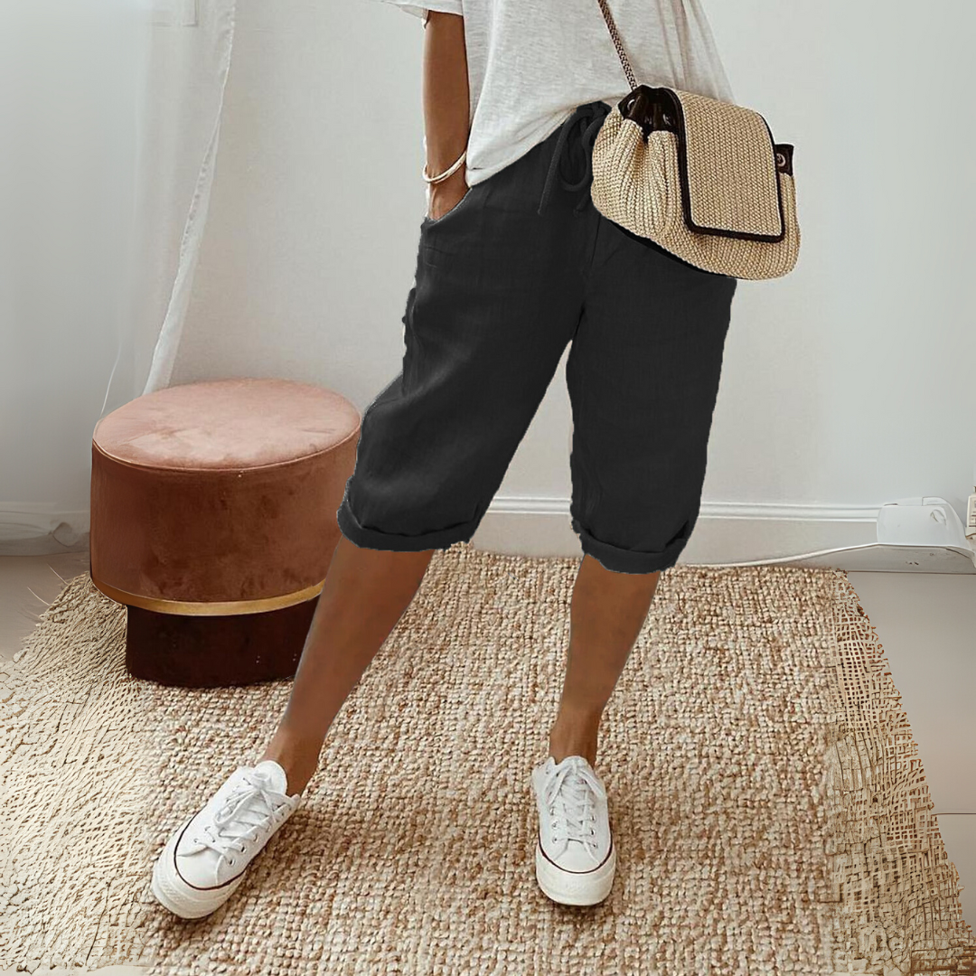 Summer Cotton Linen Shorts